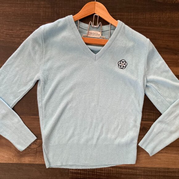 Vintage Disney Epcot Blue Women's Sweater Size Med Center Opening Year 1982 Rare - Picture 1 of 7